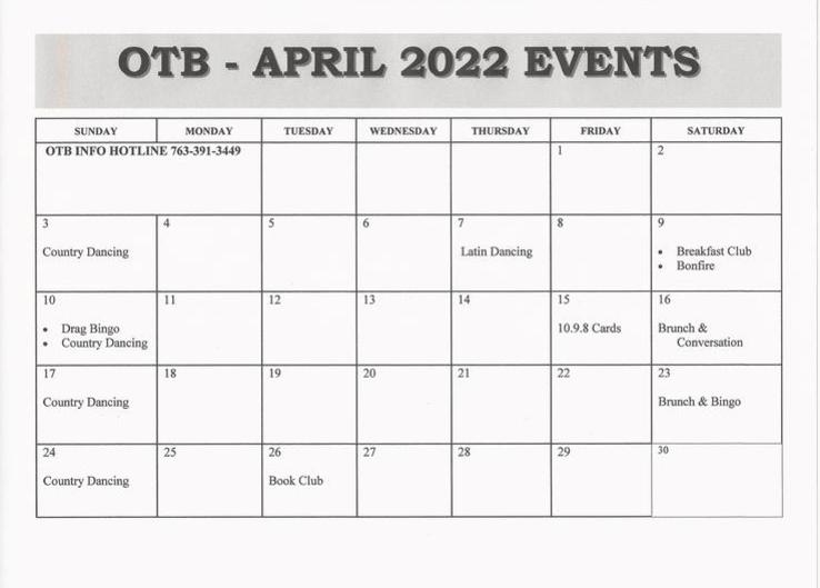 calendar of events sample calendar of events